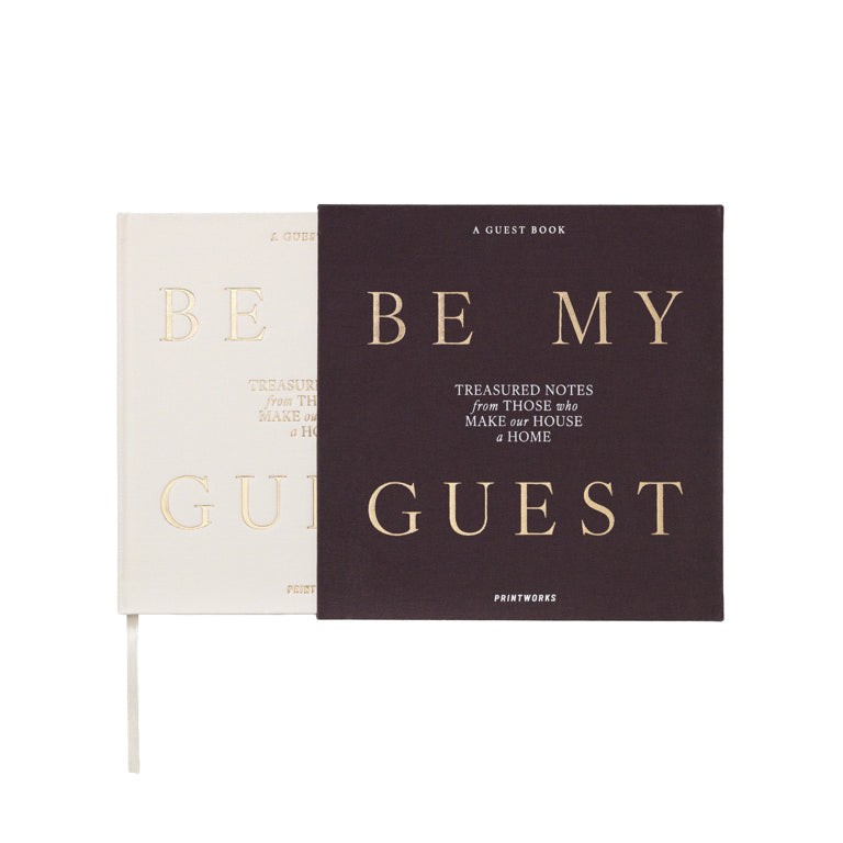 Printworks Gastenboek - Antraciet/Wit